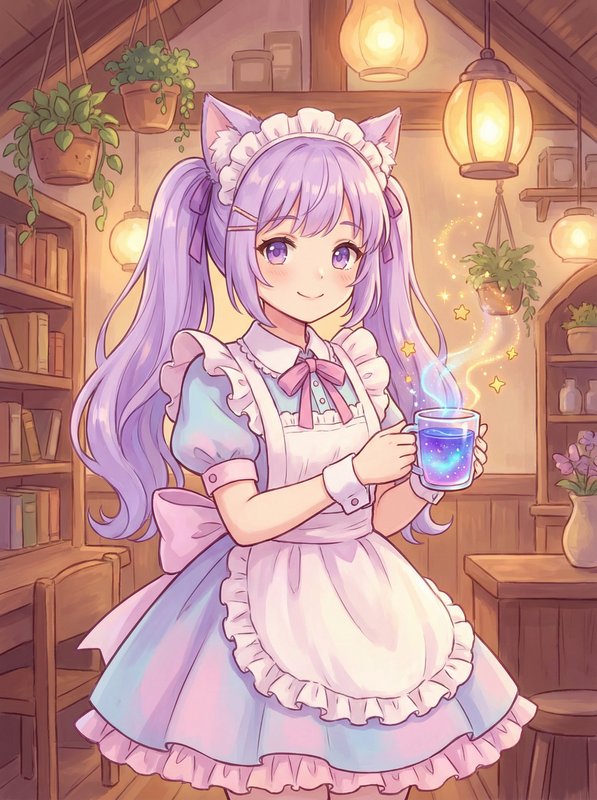 抖音风动漫-猫耳咖啡物语